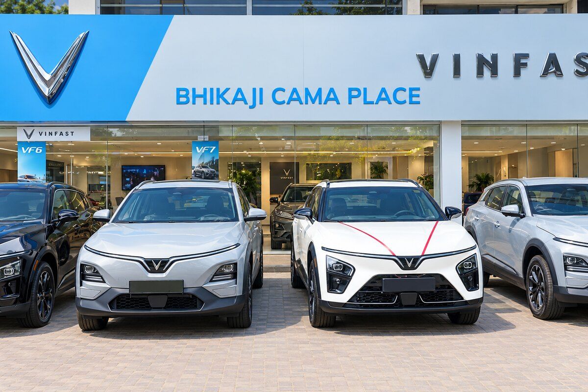 The same showroom at Bhikaji Cama Place, New Delhi as YouWe VinFast